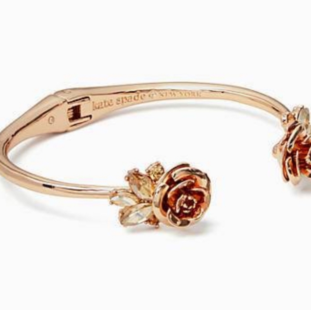 NWT Kate Spade Rose Gold Garden Garland Bracelet - Picture 4 of 8